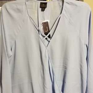 Misses XL - True Chambray (Lt. Blue) blouse - NEW!